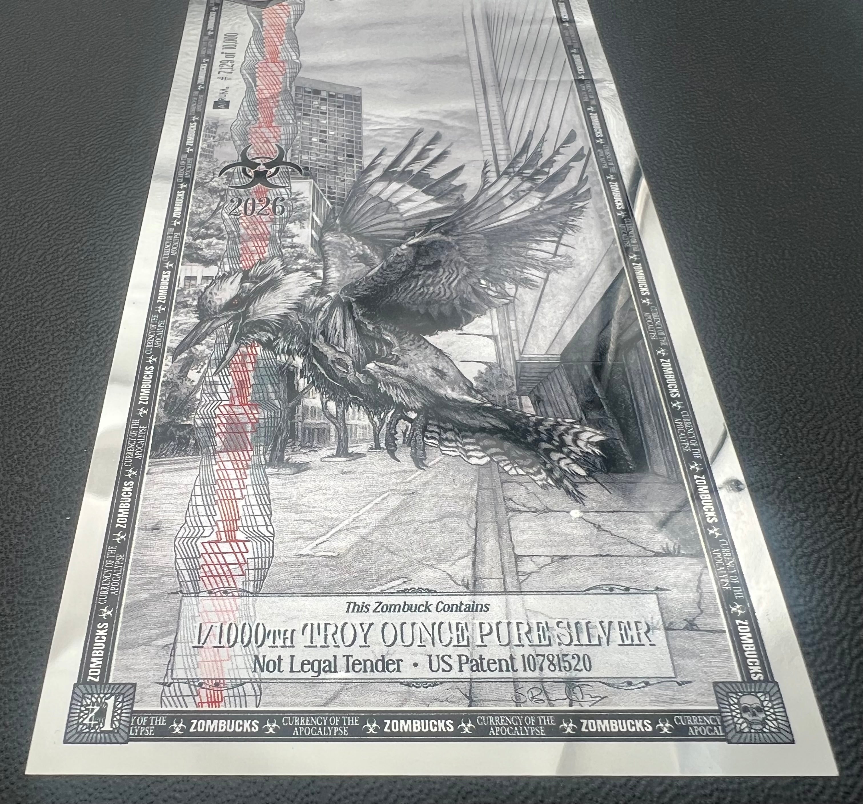 Kookaburied Zombucks Silverback Note 2026