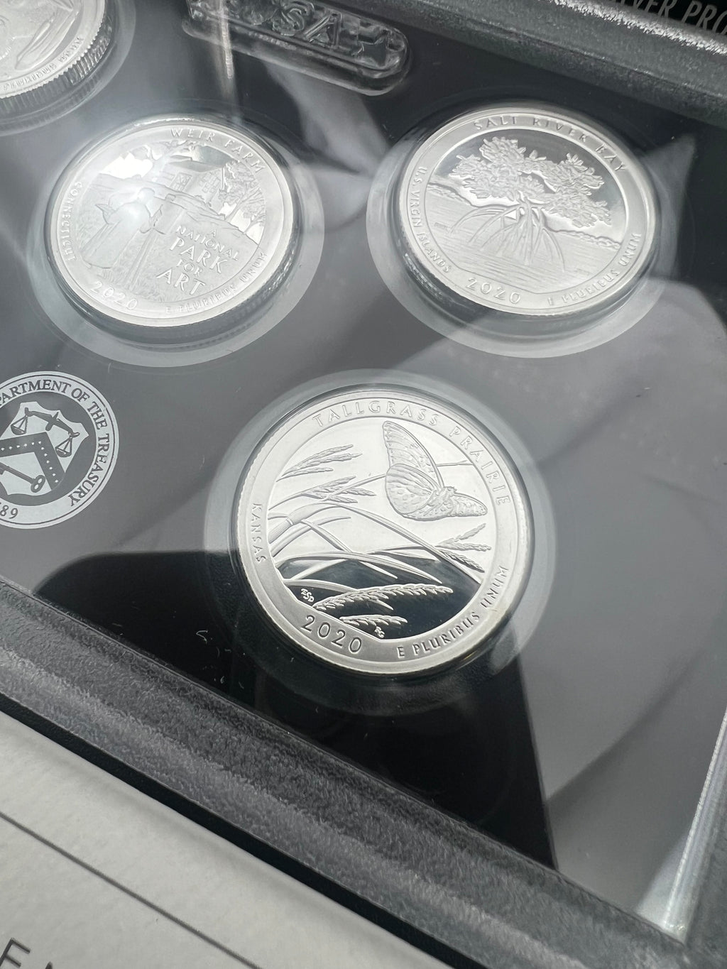 2020 90% Silver US Mint Proof America The Beautiful Silver Quarter Set (2 AVAILABLE)