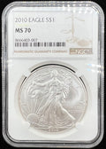 2010 MS70 American Silver Eagle NGC