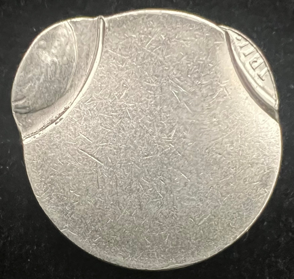 Mint Error Double Struck Off Center Jefferson Nickel Saddle Struck