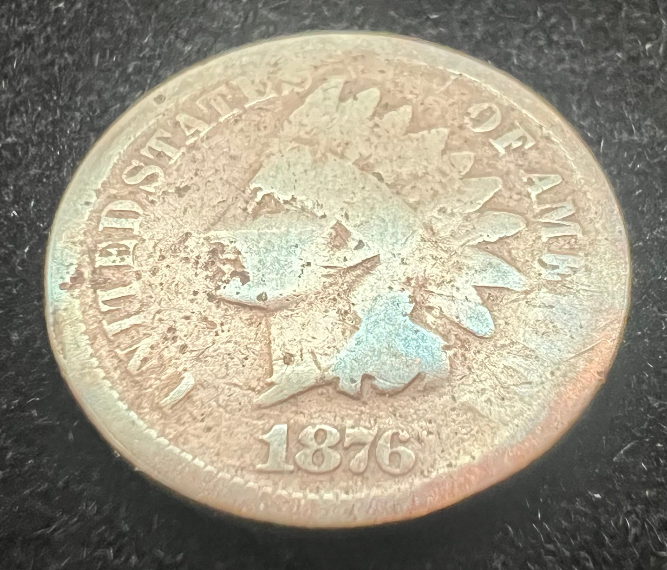 1876 Indian Head Cent
