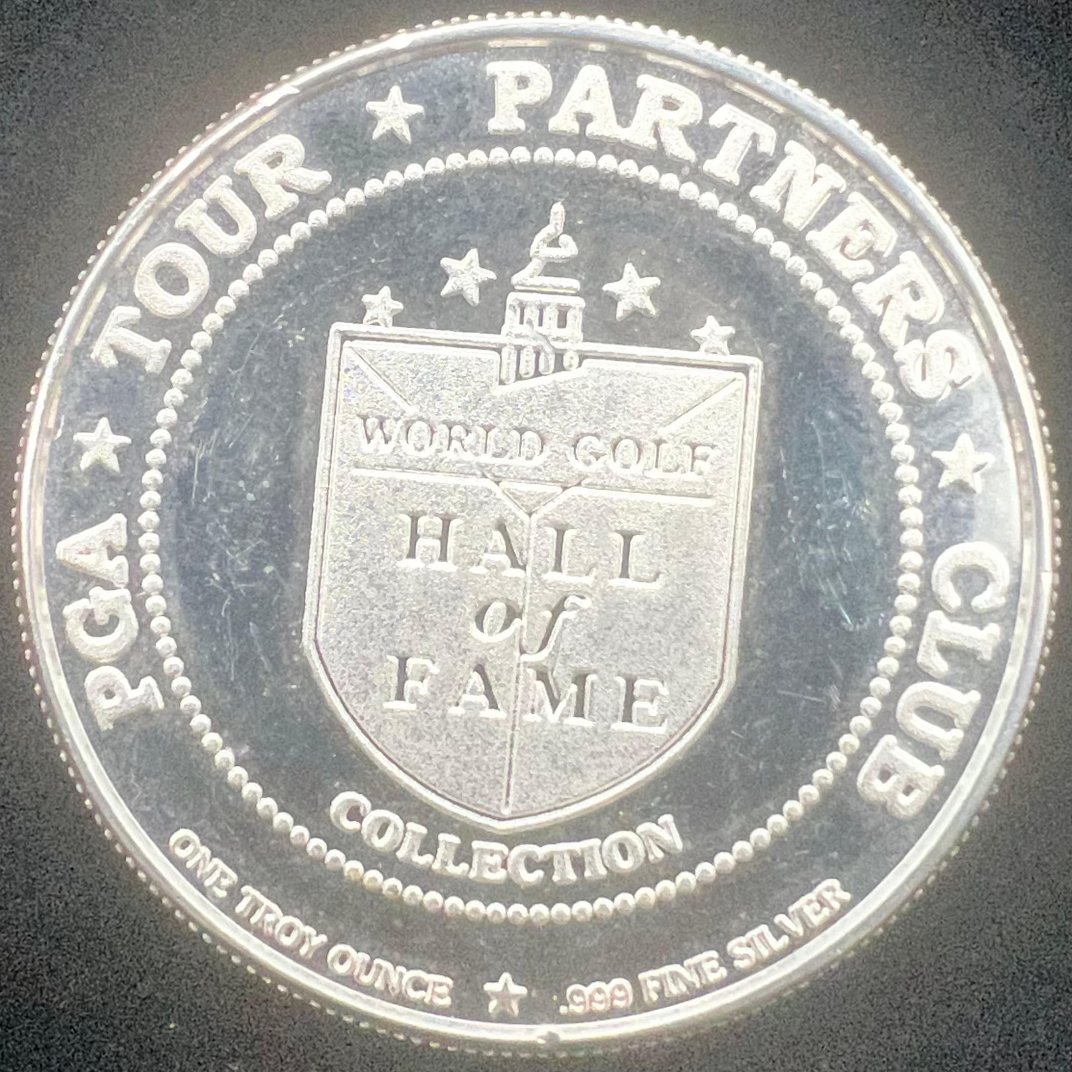 Tom Kite PGA Tour HOF 2004 1oz Proof Silver