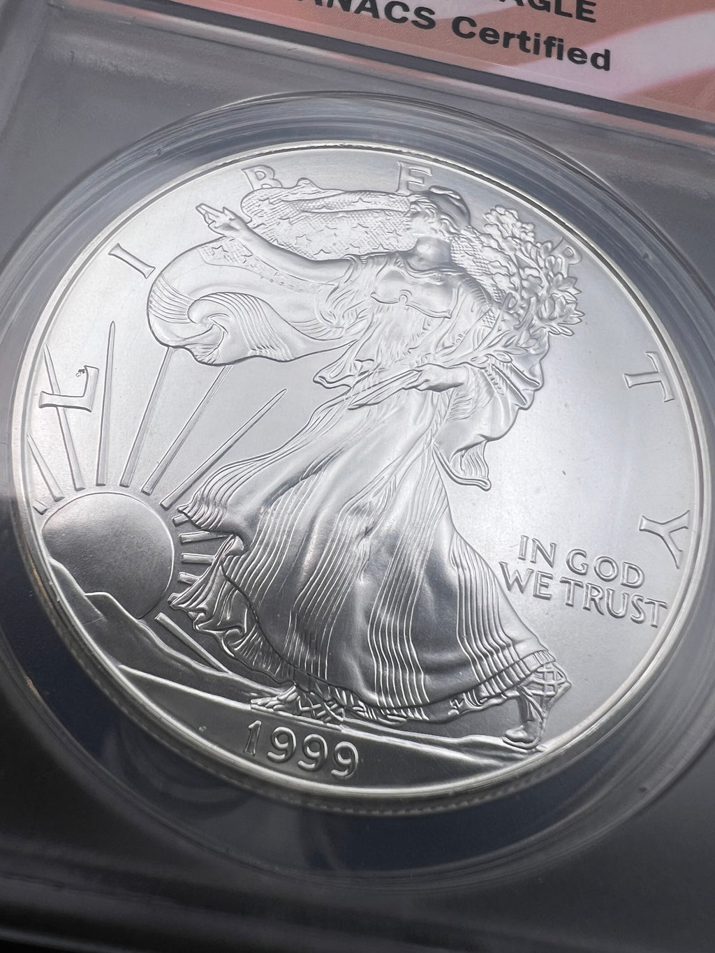 1999 MS70 Silver Eagle ANACS