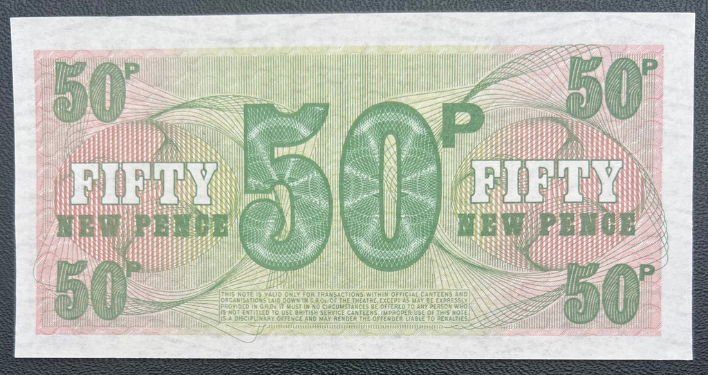 British Armed Forces 50 New Pence 6th Series
