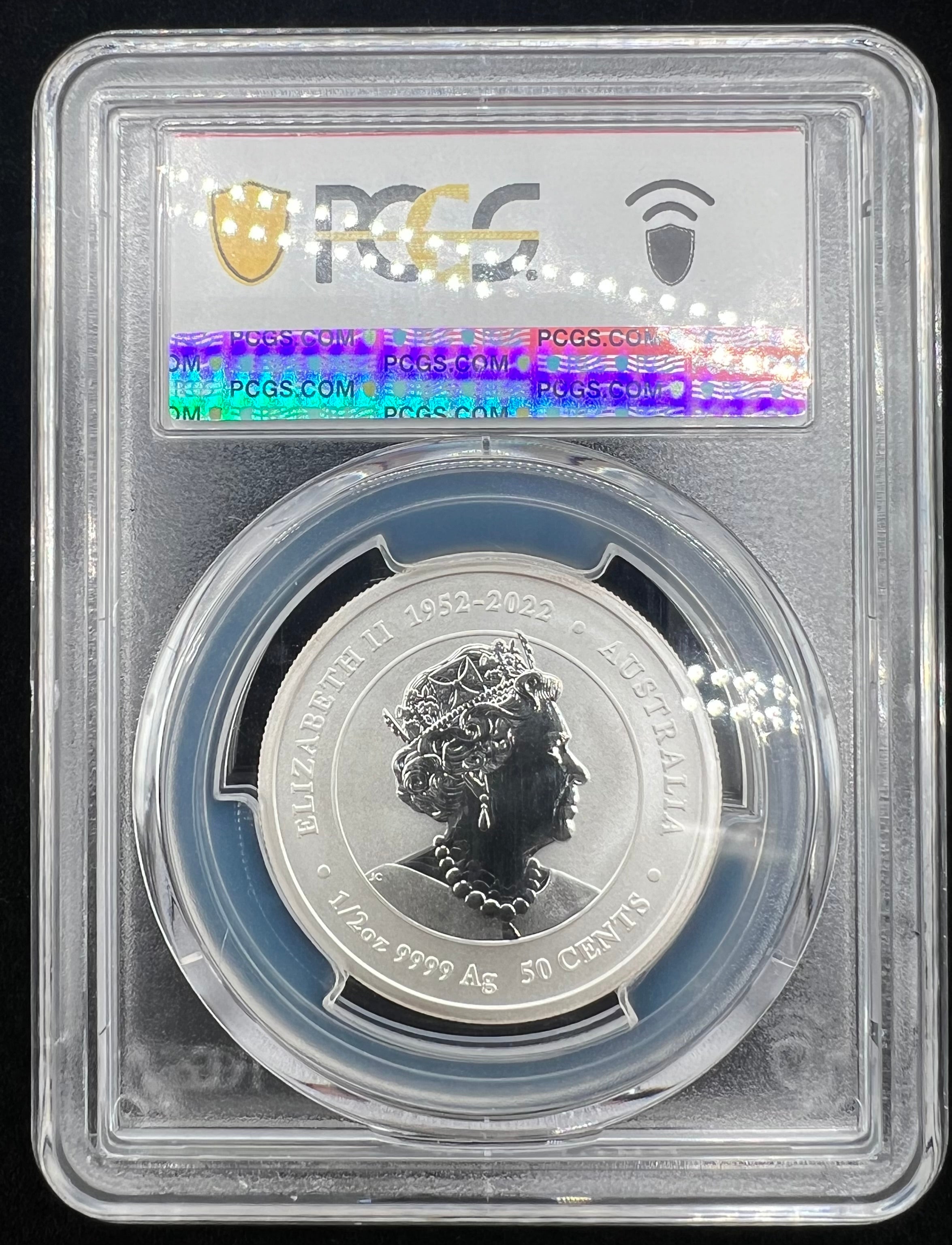 2024 1/2oz MS70 Australia Lunar Dragon Red PCGS