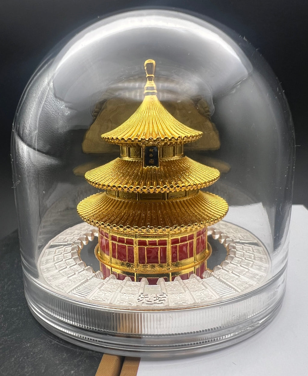 2025 Samoa Temple Of Heaven 3oz Silver Statue