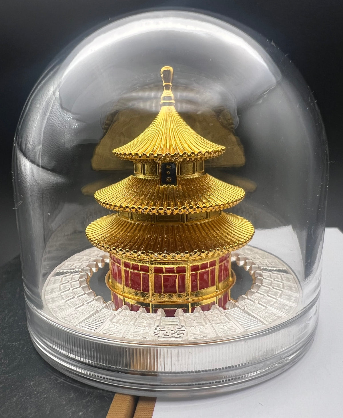 2025 Samoa Temple Of Heaven 3oz Silver Statue