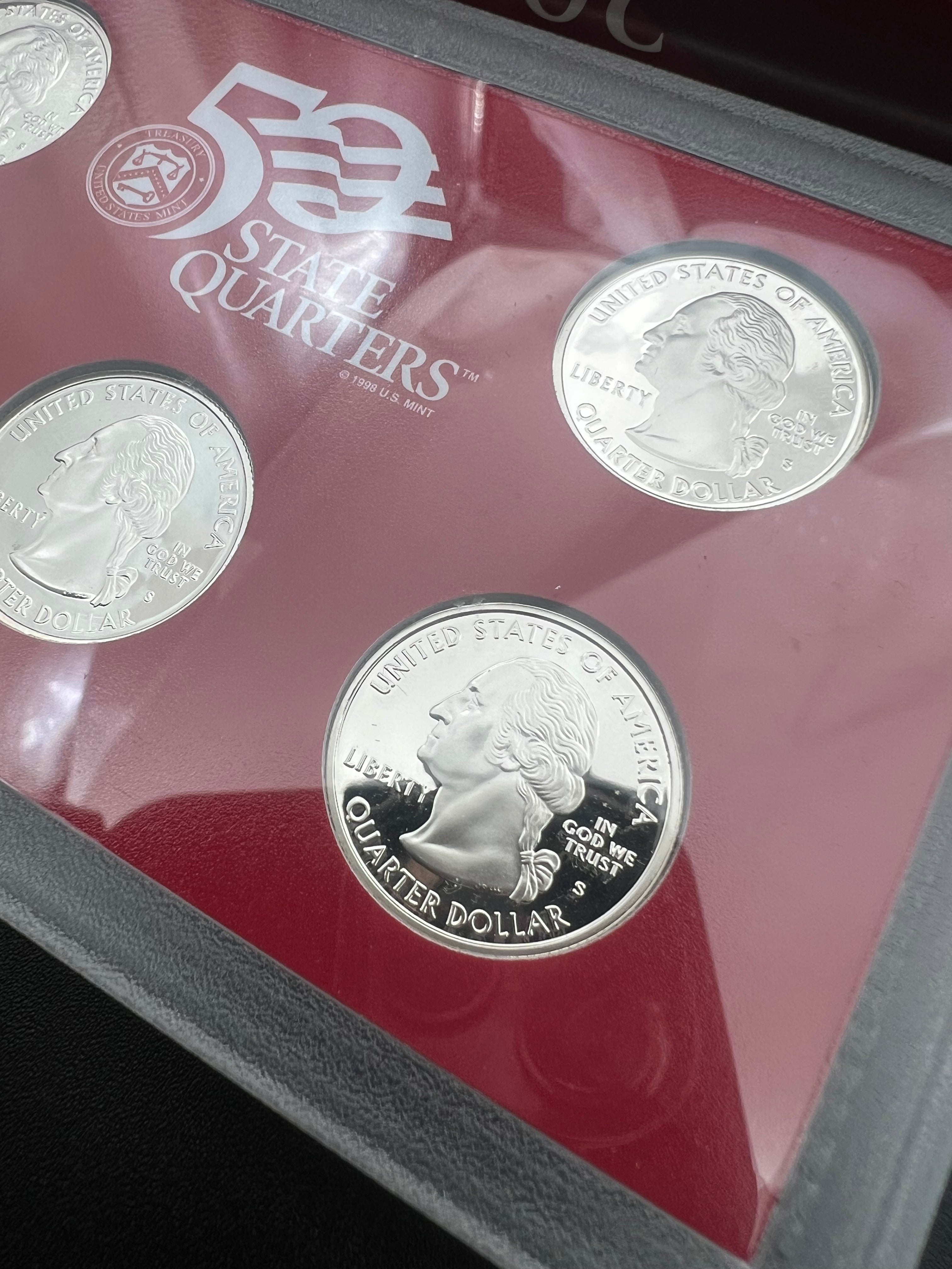 2001-S 90% Silver US Mint Silver Proof Set