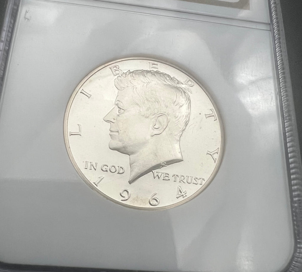 1964 PF69 CAMEO Kennedy Half Dollar NGC