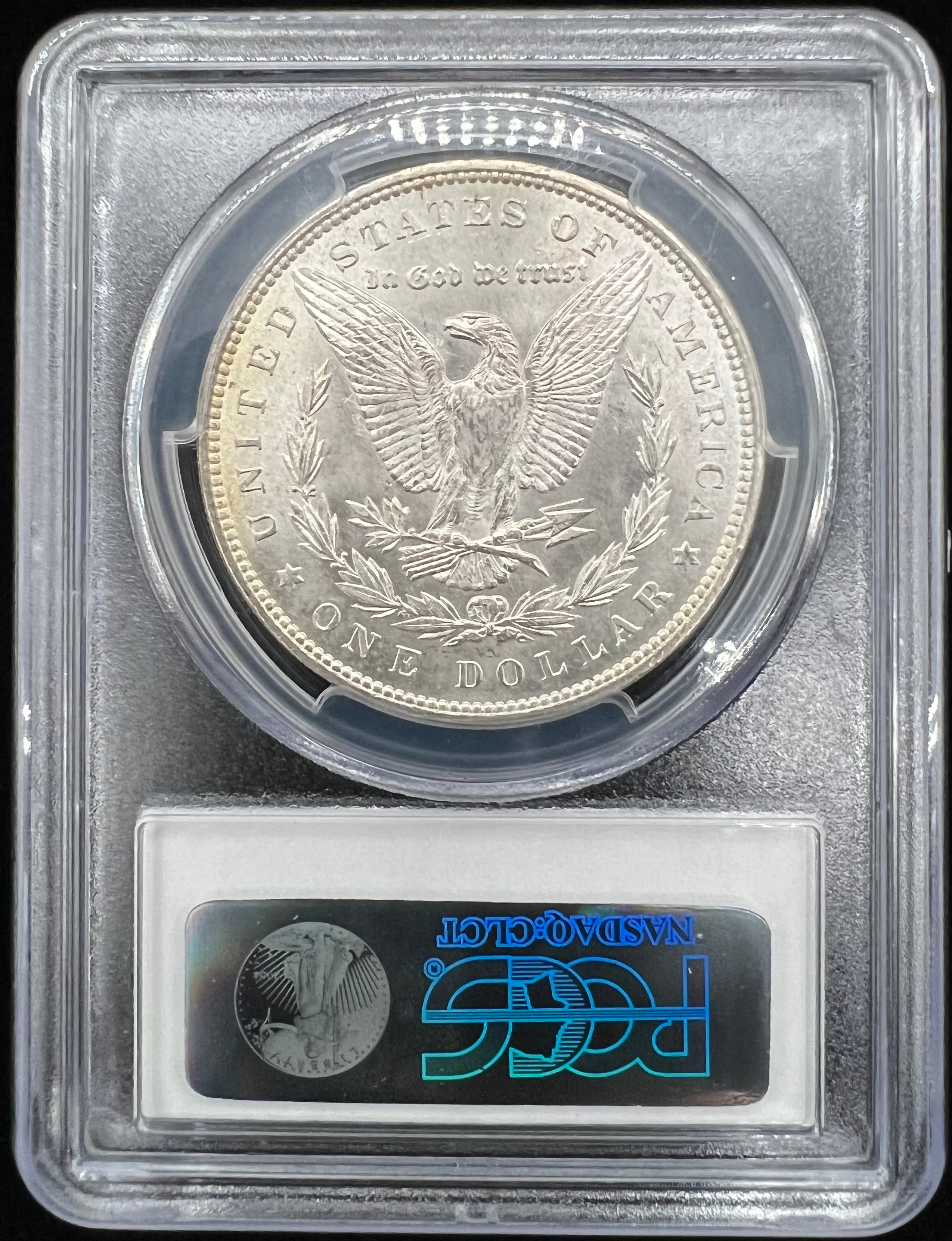 1887 MS63 Morgan Silver Dollar PCGS
