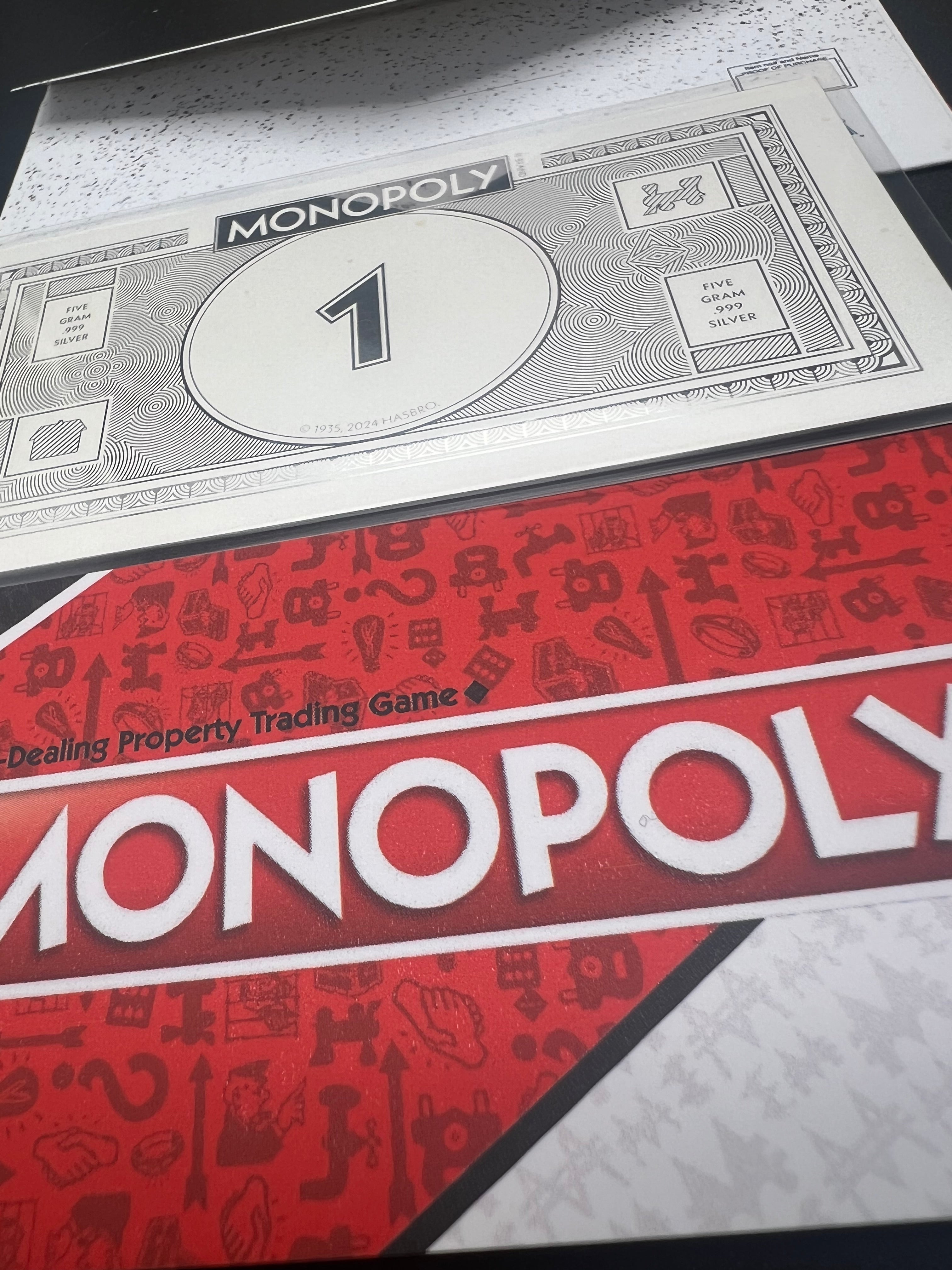 2024 Samoa 5 Gram Silver Monopoly Note