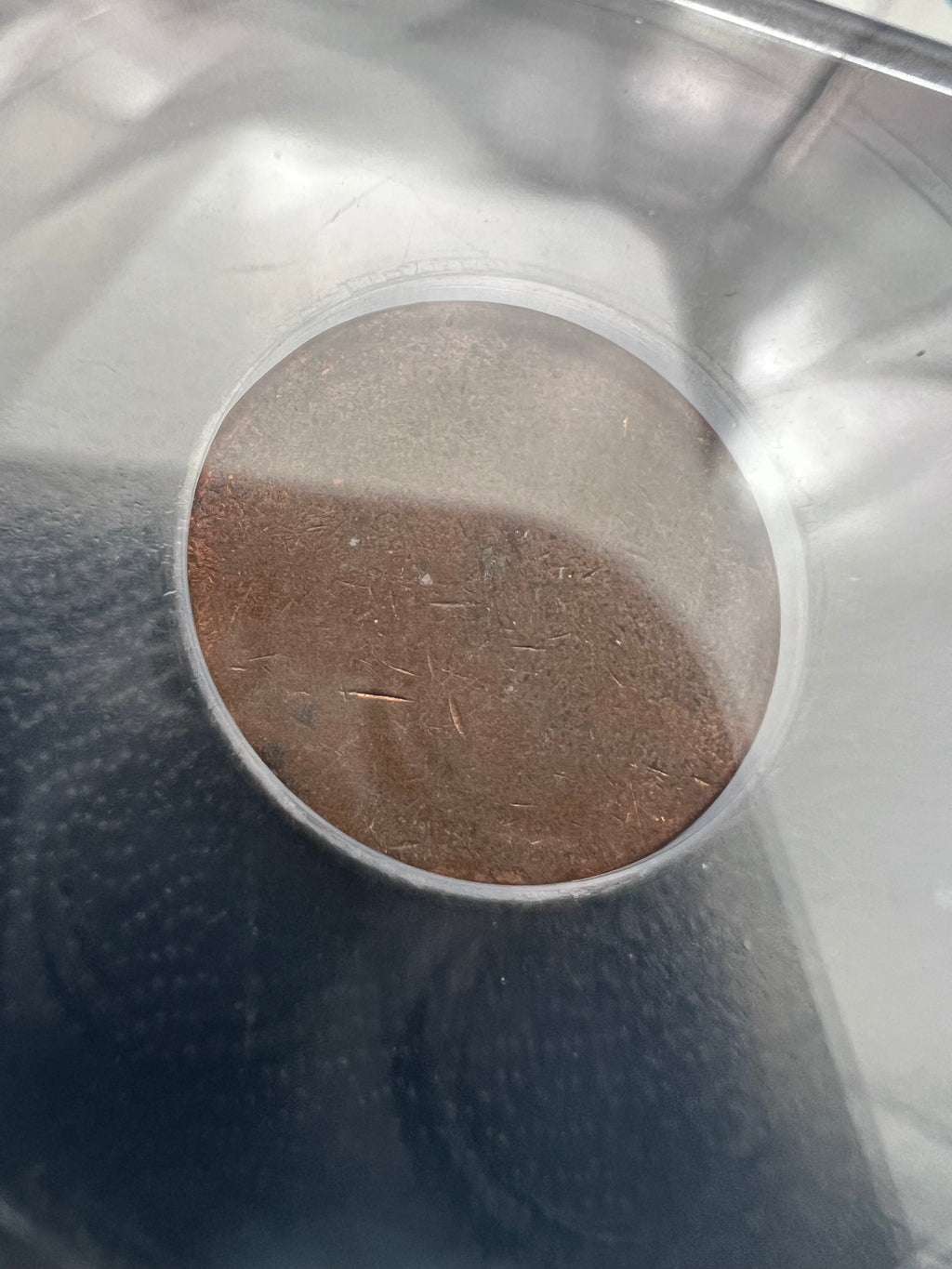 Mint Error Blank Cent Planchet ICG