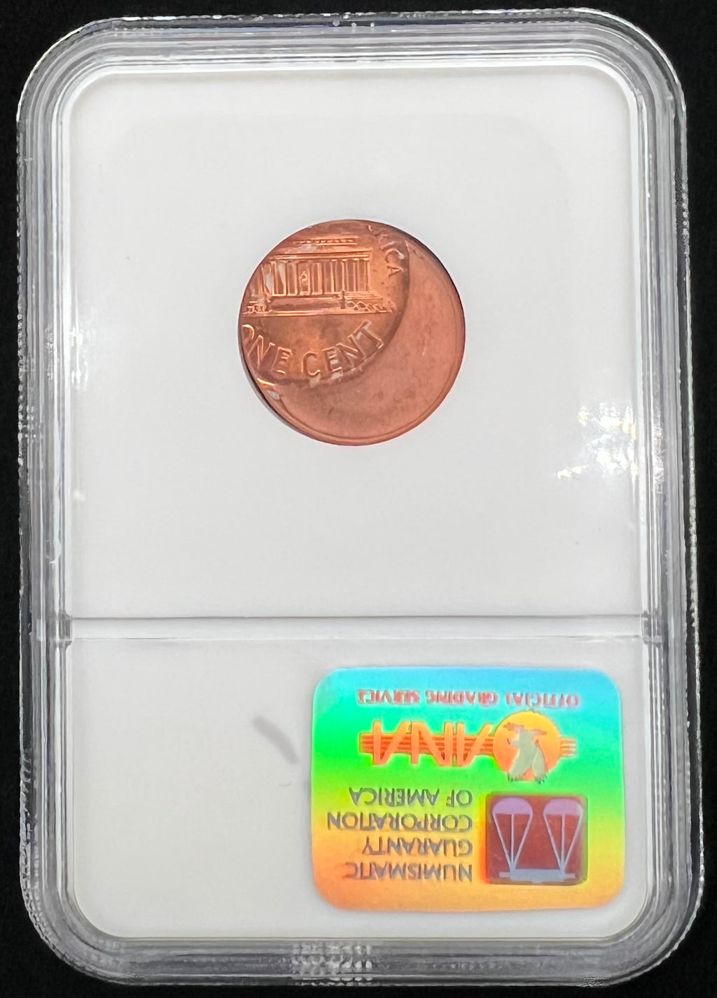 Mint Error 2000 Lincoln Cent MS66 RD Struck 35% Off Center NGC