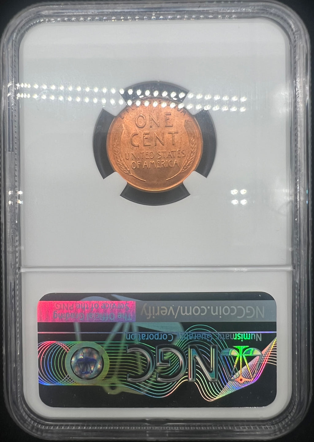 1937-D MS66 RD Lincoln Cent NGC