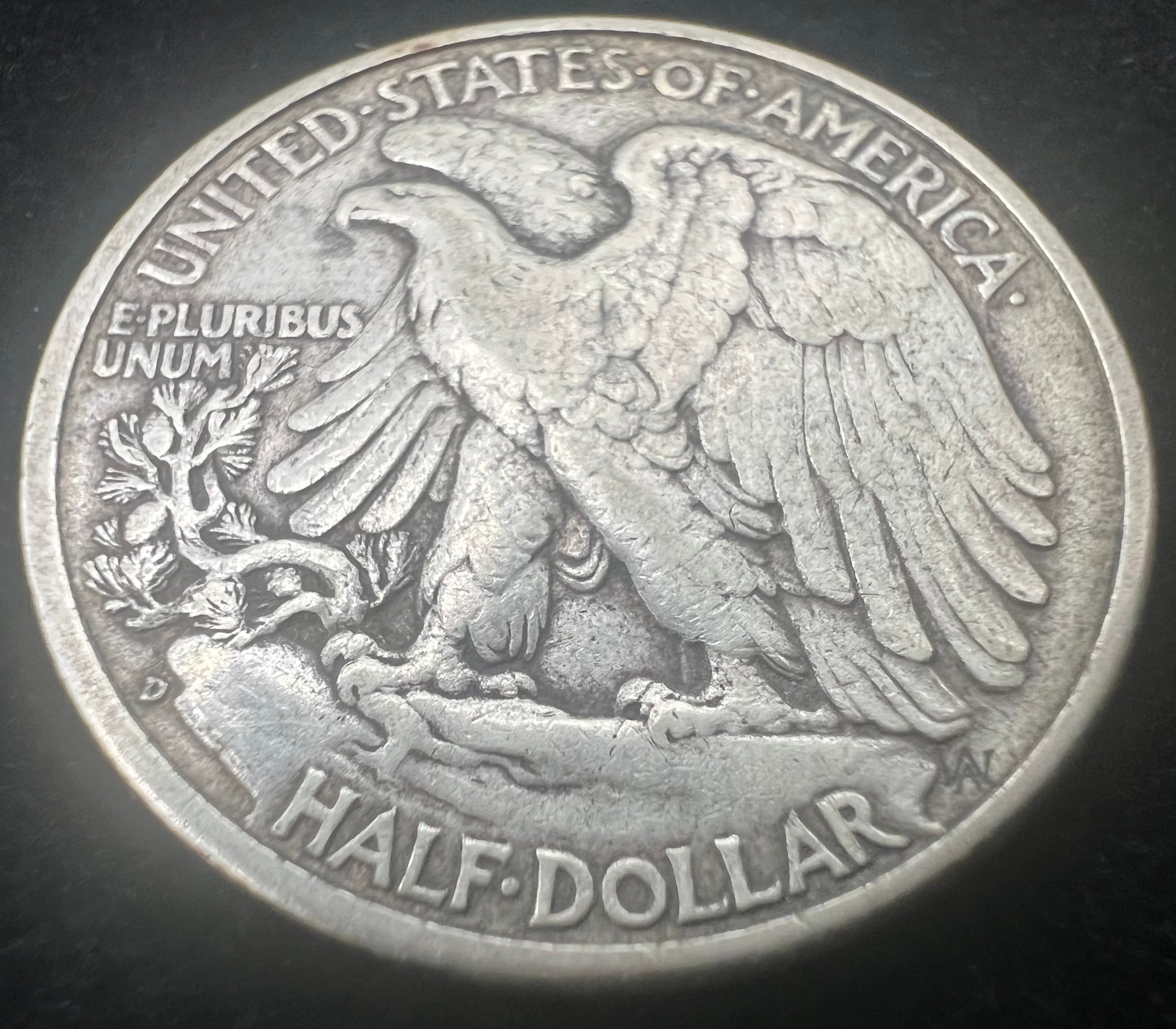 1938-D Walking Liberty Half Dollar