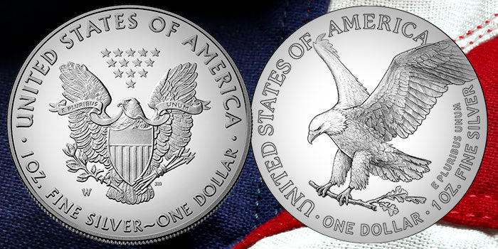 1oz American Silver Eagle BU - Random Year