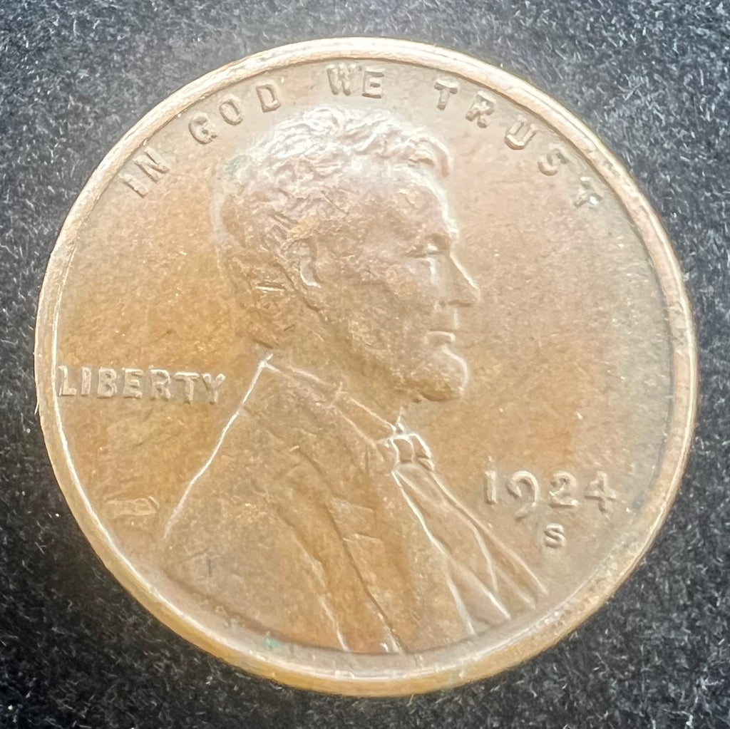 1924-S Lincoln Wheat Cent