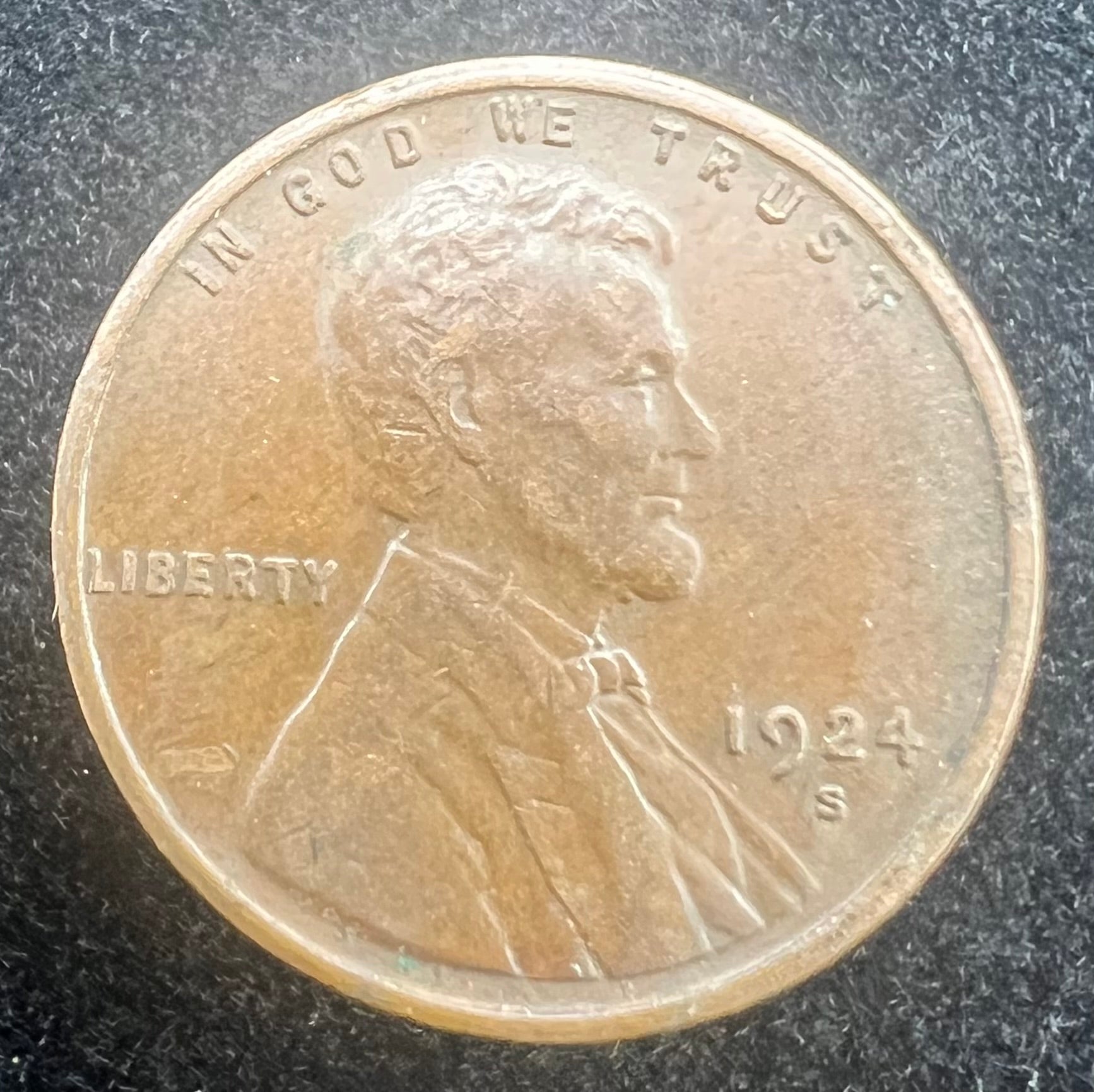 1924-S Lincoln Wheat Cent