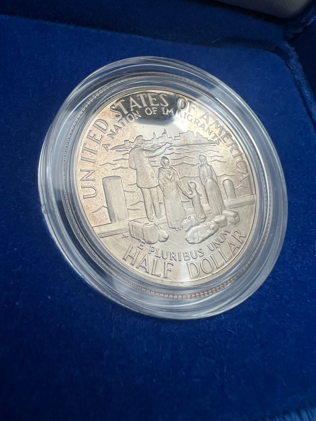 1986-S Statue Of Liberty Proof 2 Coin Set 90% Silver Dollar