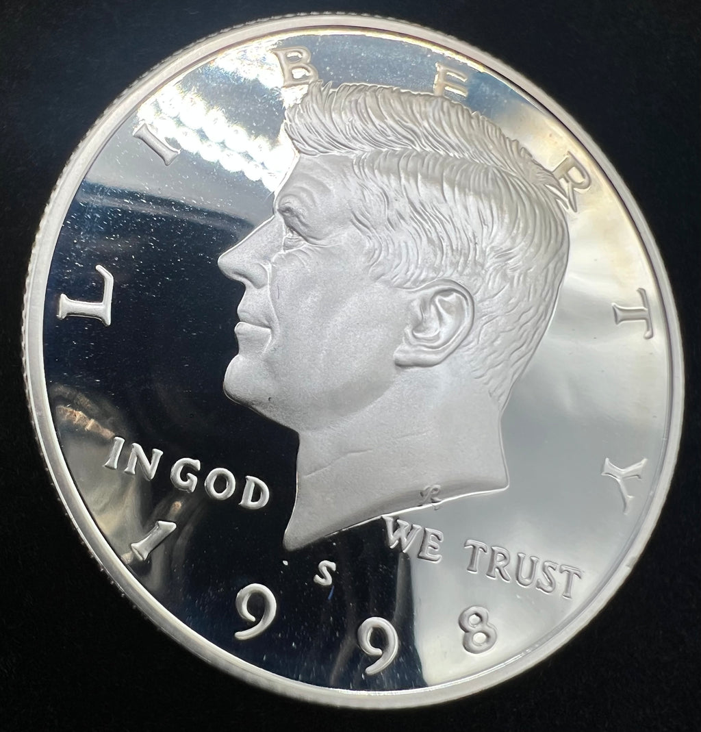 1998-S Silver Proof Kennedy Half Dollar