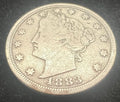 1883 V Nickel No Cents
