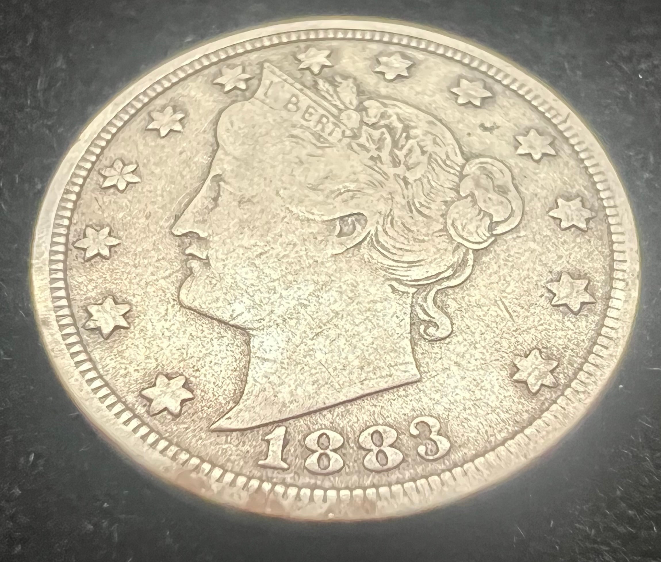 1883 V Nickel No Cents