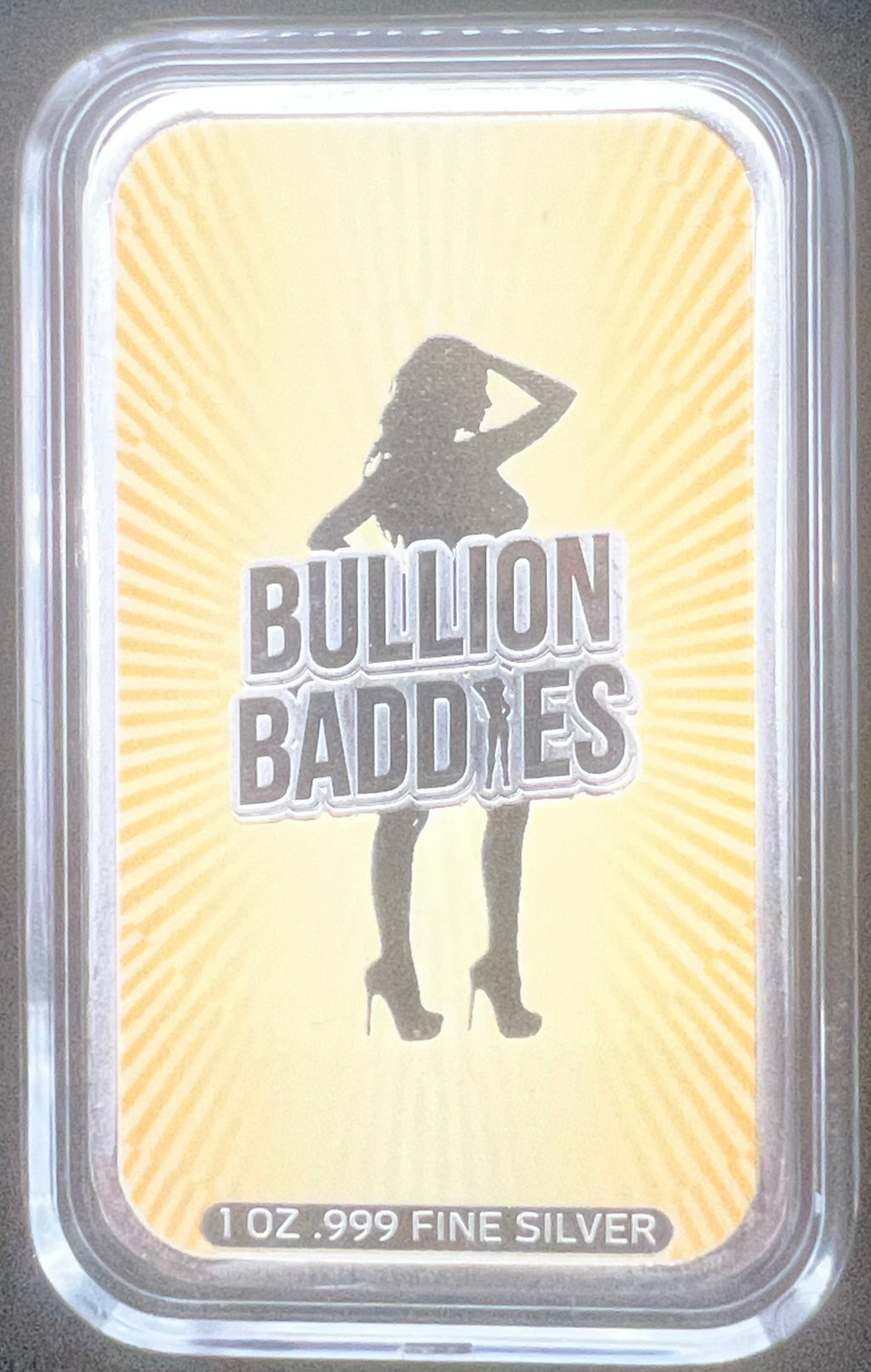 Bullion Baddies Onyx 1oz Silver Bar