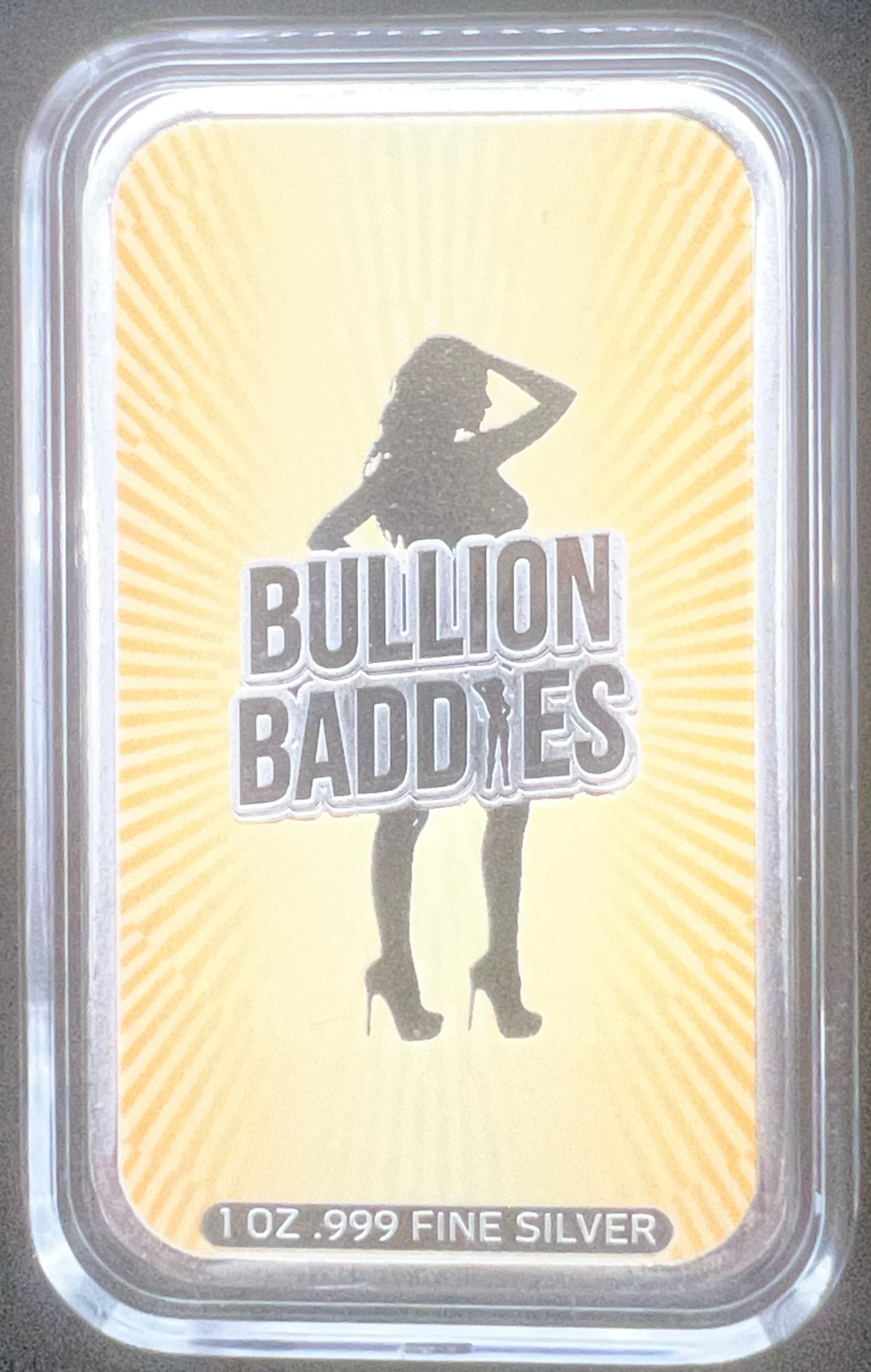 Bullion Baddies Onyx 1oz Silver Bar