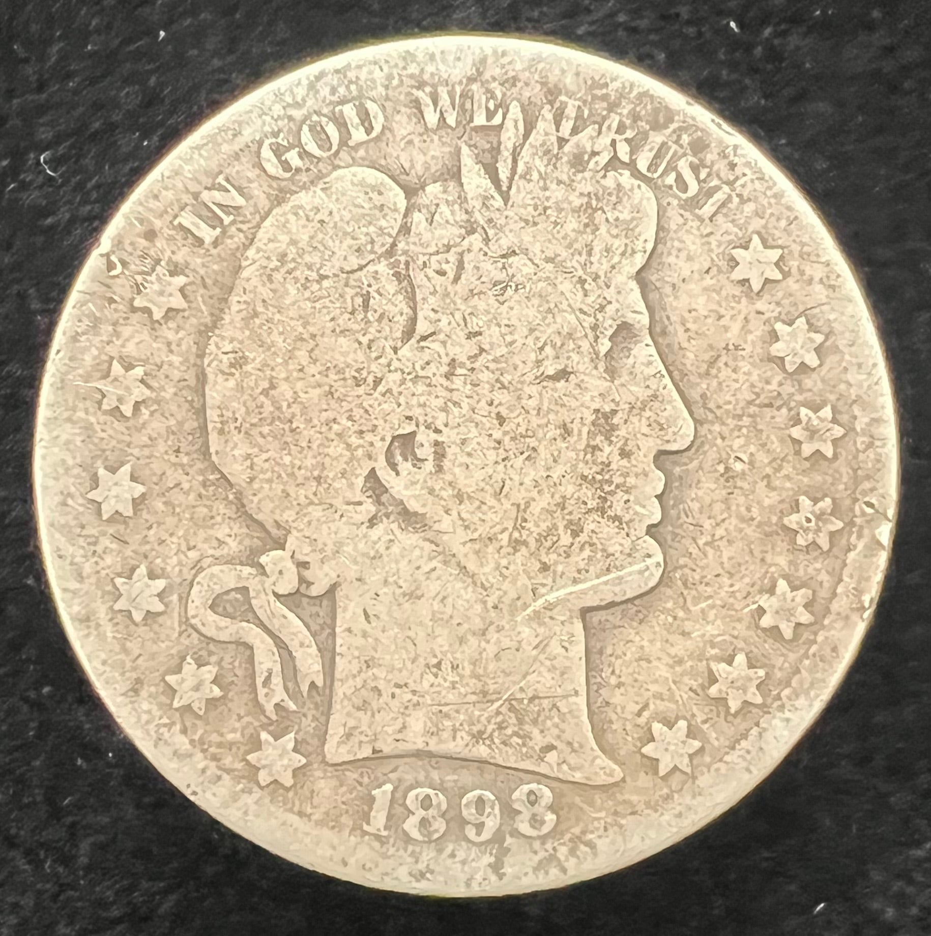 1898-S Barber Half Dollar
