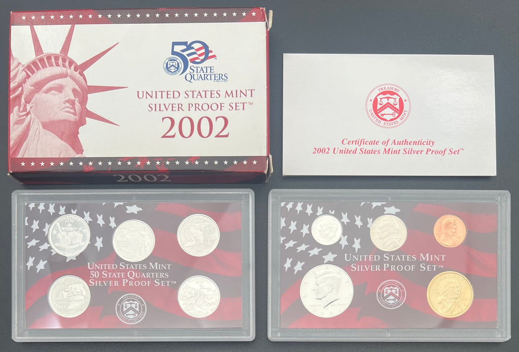 2002-S 90% Silver US Mint Silver Proof Set
