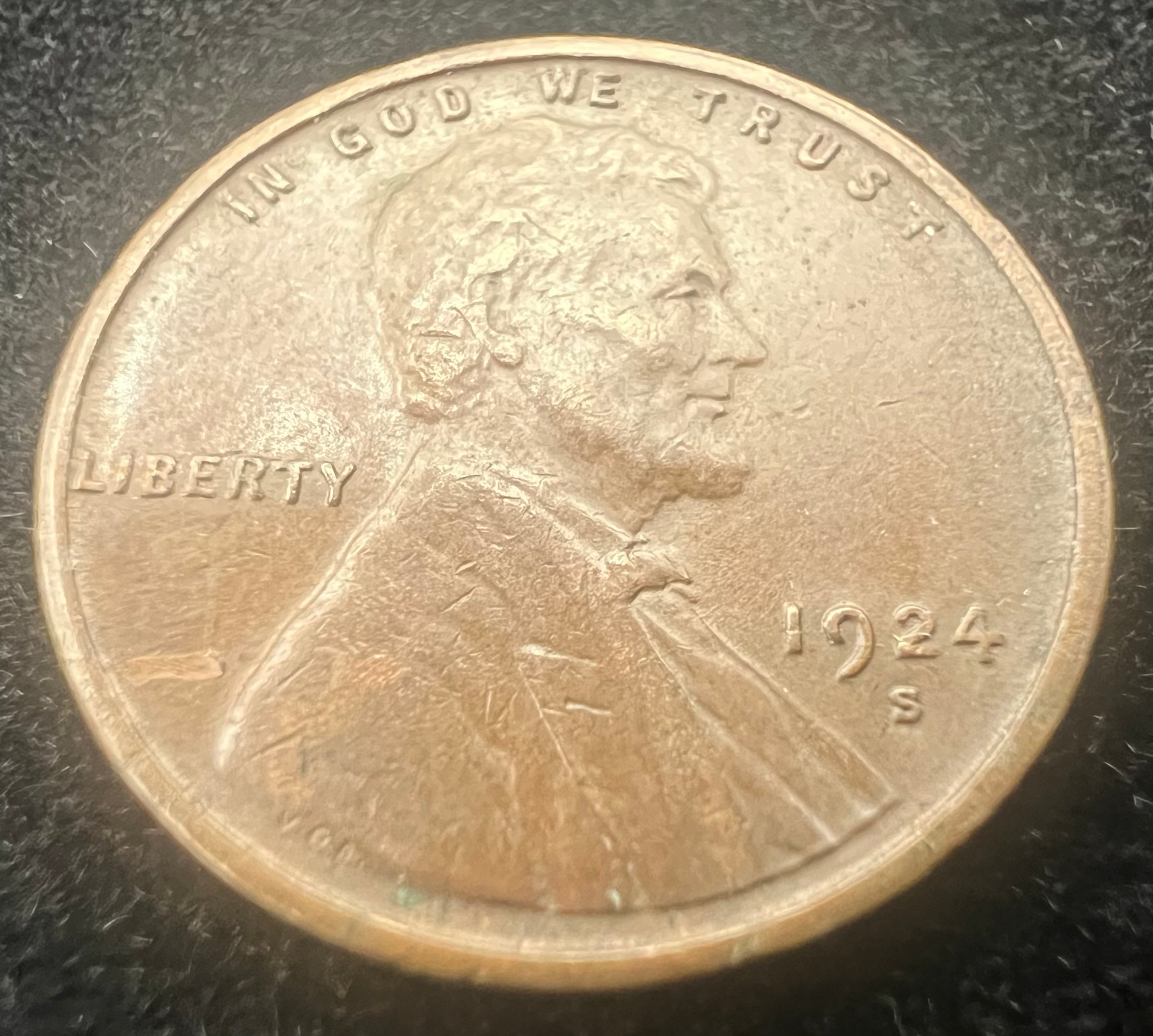 1924-S Lincoln Wheat Cent