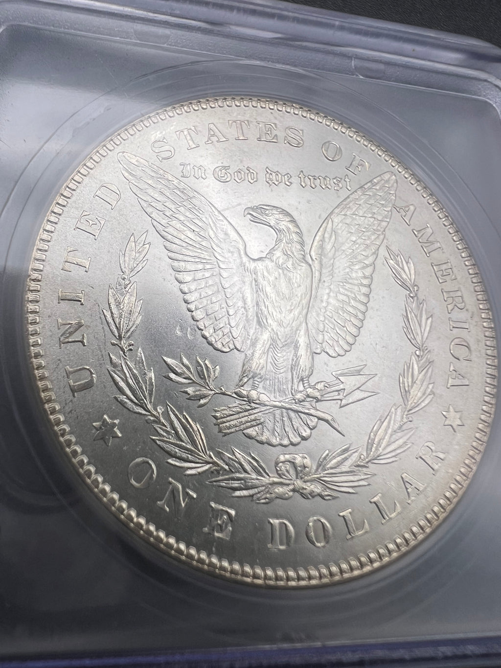 1878 7TF Rev of 78 MS63 Morgan Silver Dollar ICG