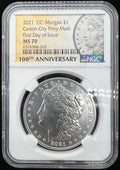 2021-CC MS70 Carson City Privy Morgan Dollar NGC