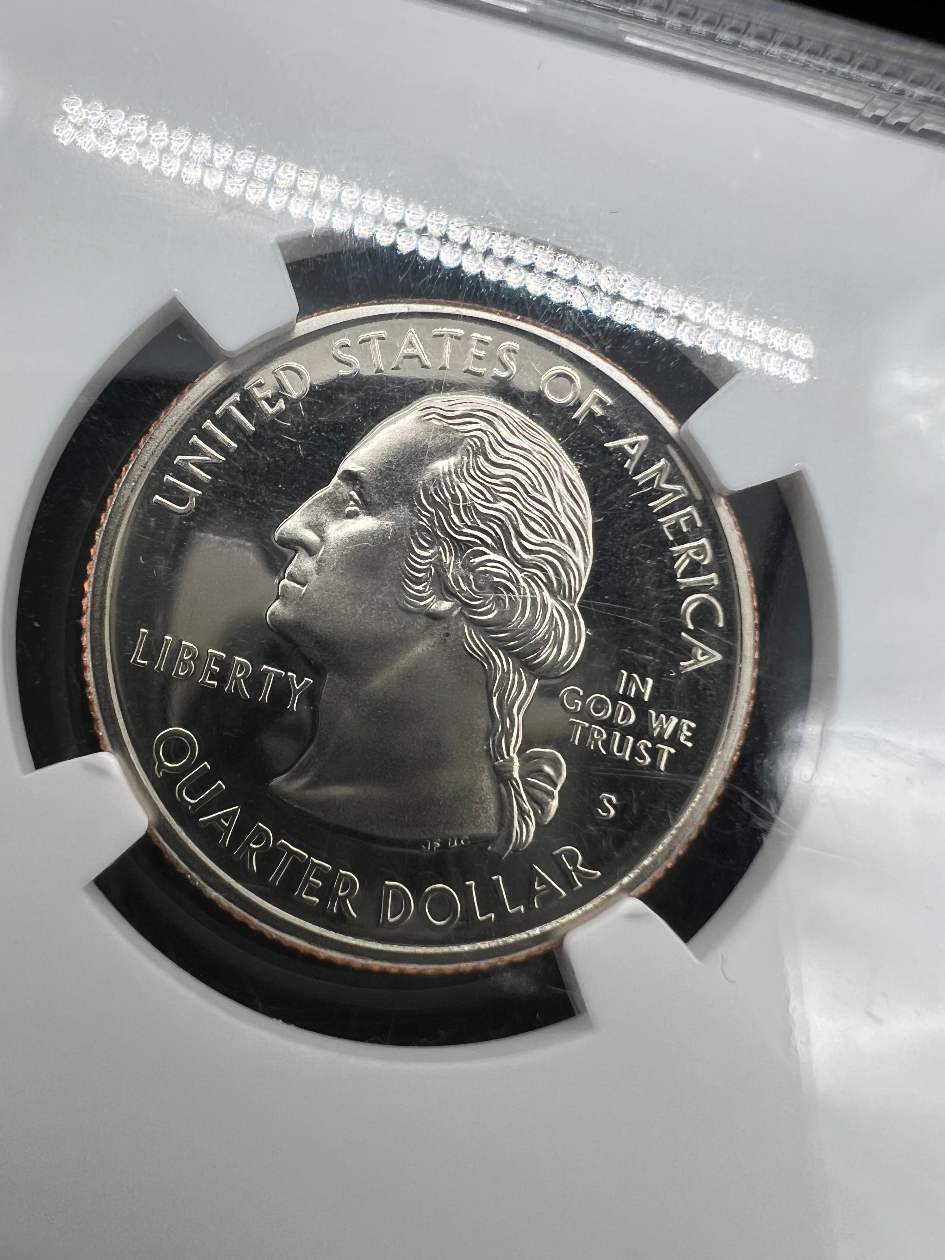 1999-S PR70 Ultra Cameo Connecticut Clad Quarter NGC