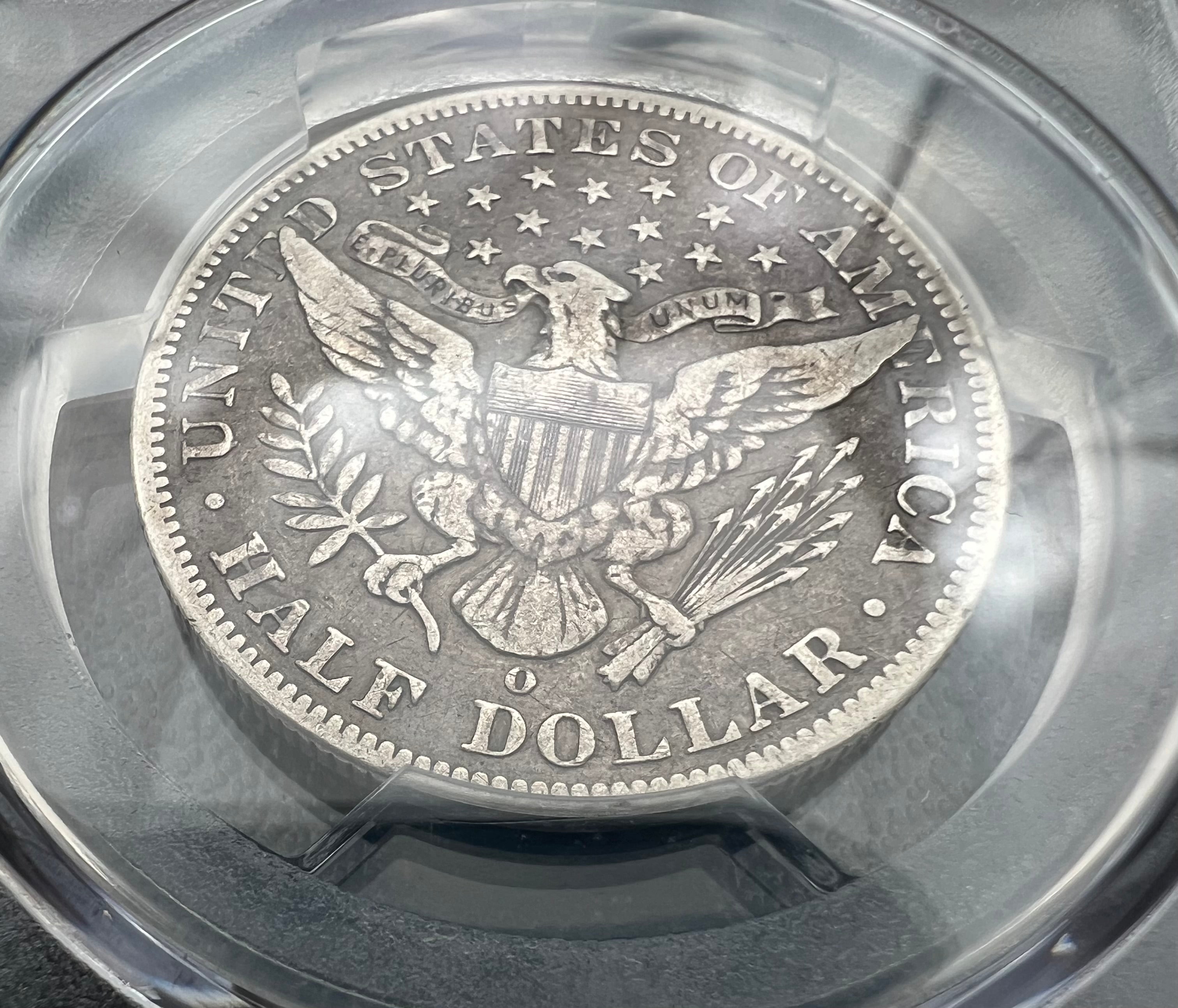 1897-O Barber Half Dollar VF Details PCGS