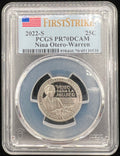 2022-S PR70 DCAM Nina Otero-Warren PCGS First Strike Clad