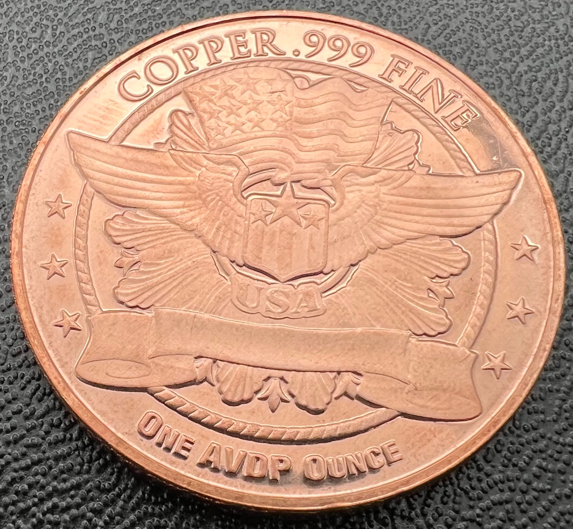 1oz Copper Morgan Design
