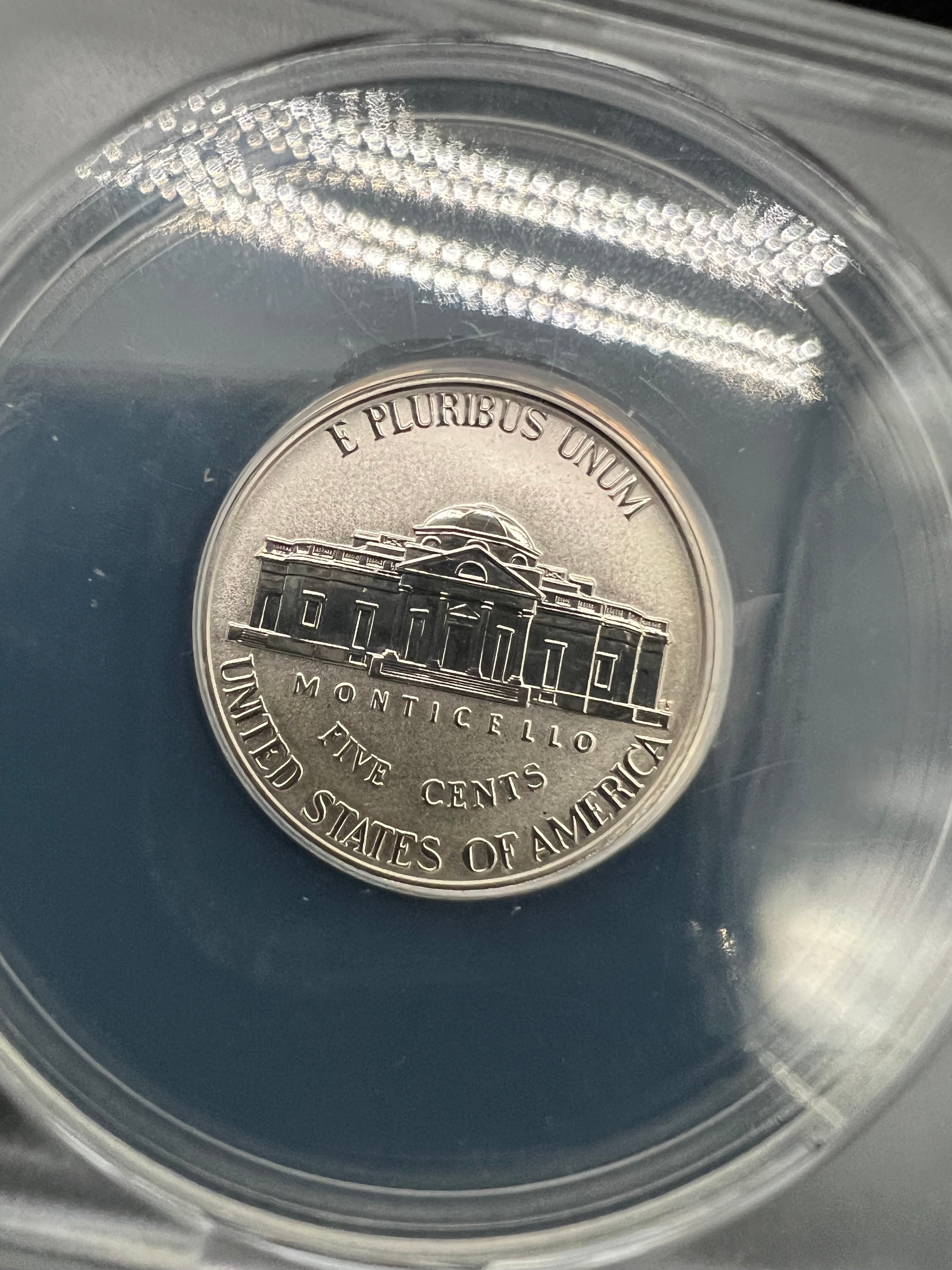 2018-S RP70 DCAM Jefferson Nickel ANACS Reverse Proof
