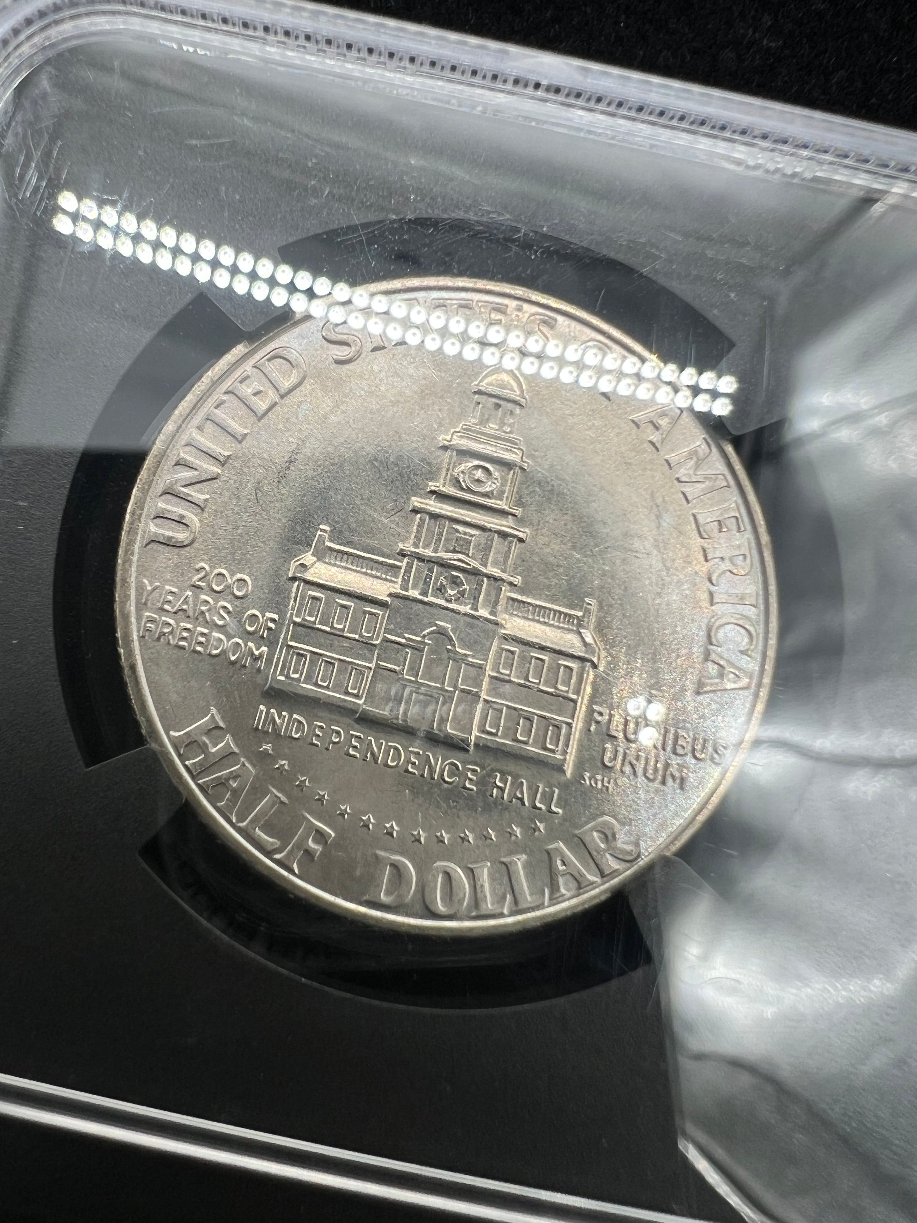 1776-1976 MS66 Bag Fragment Kennedy Half Dollar NGC Original Bag Series