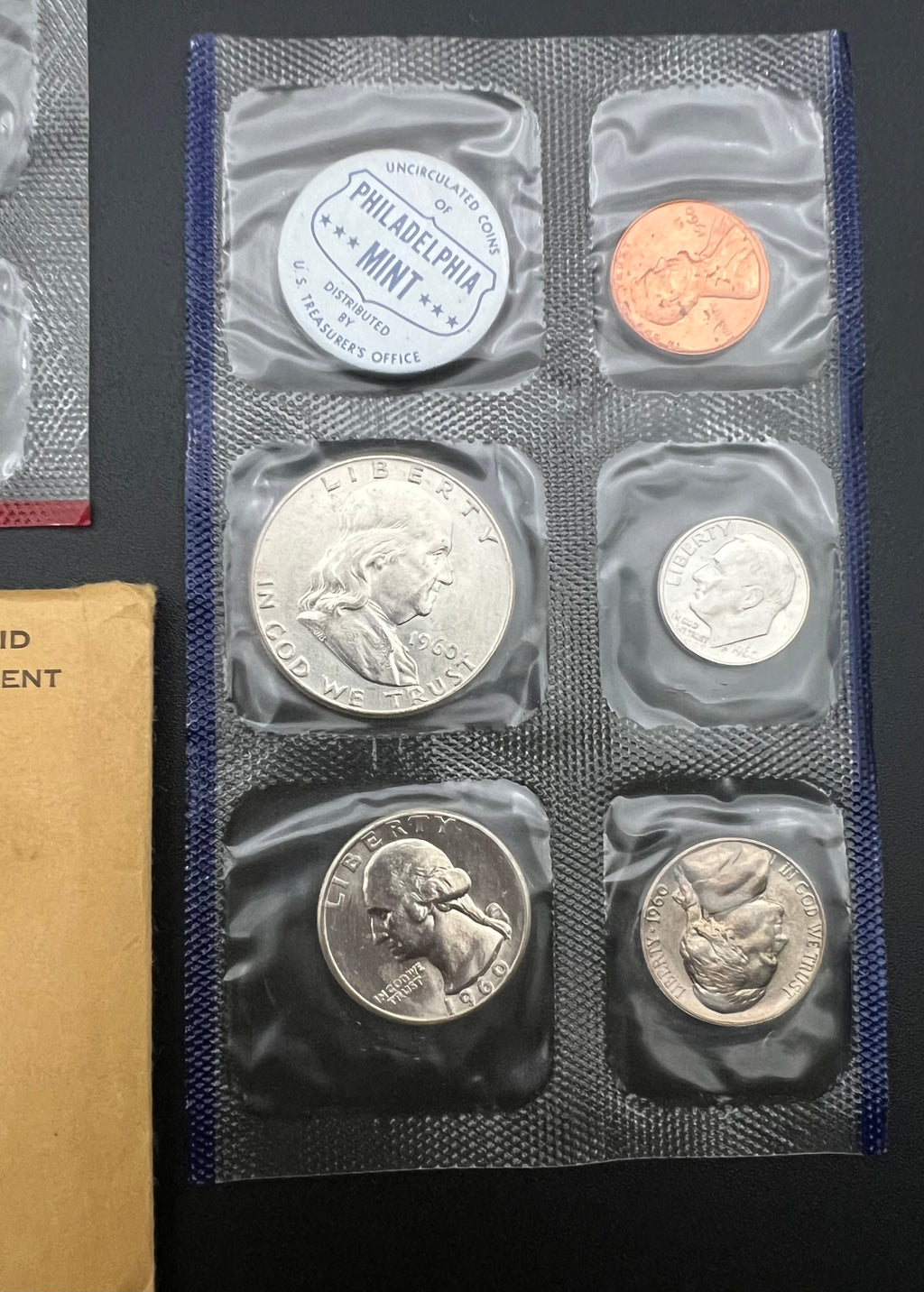 1960 Uncirculated Mint Set Philadelphia & Denver 90% Silver