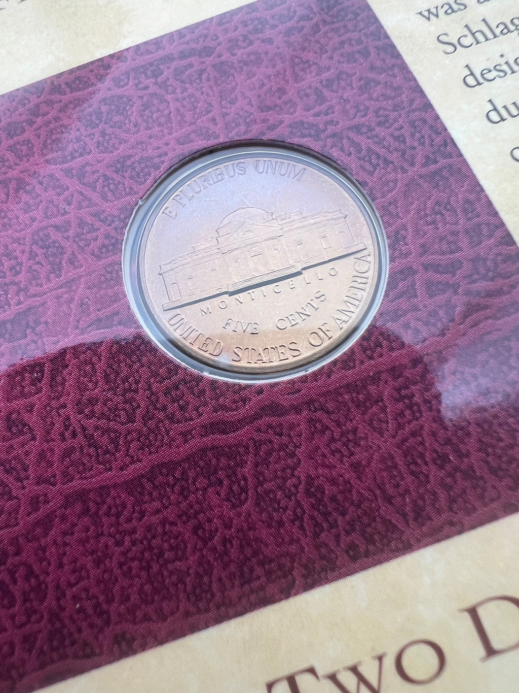 The Thomas Jefferson Coinage And Currency Set 90% Silver Dollar - Beautiful Toner Nickel