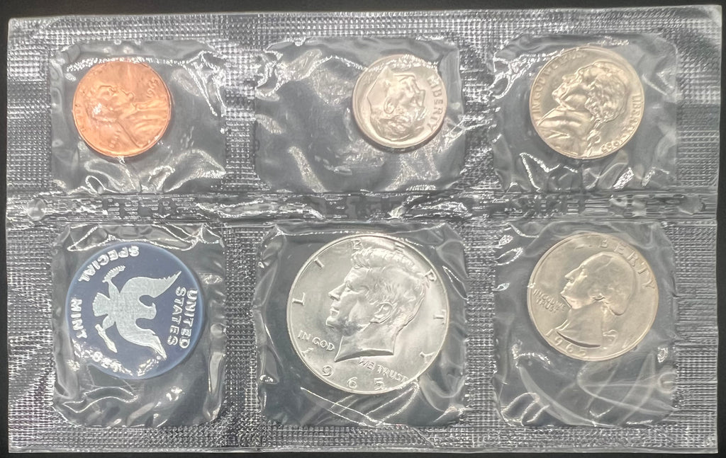 1965 Special Mint Set Cellophane