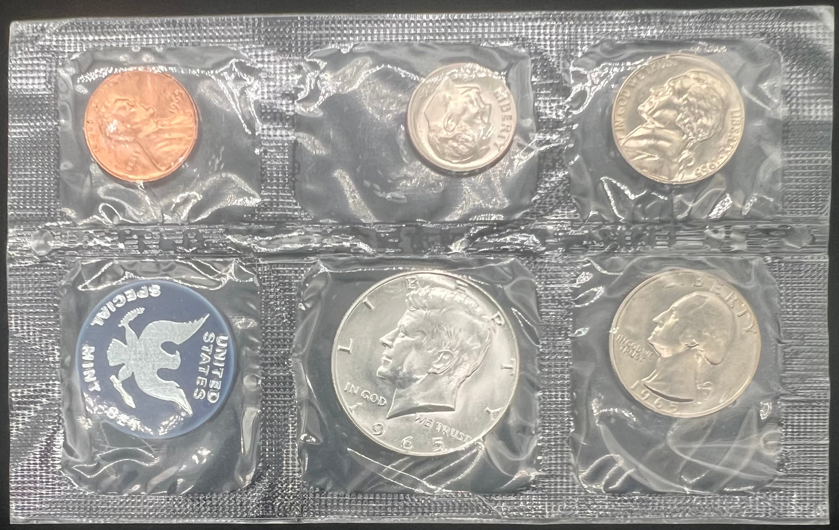 1965 Special Mint Set Cellophane