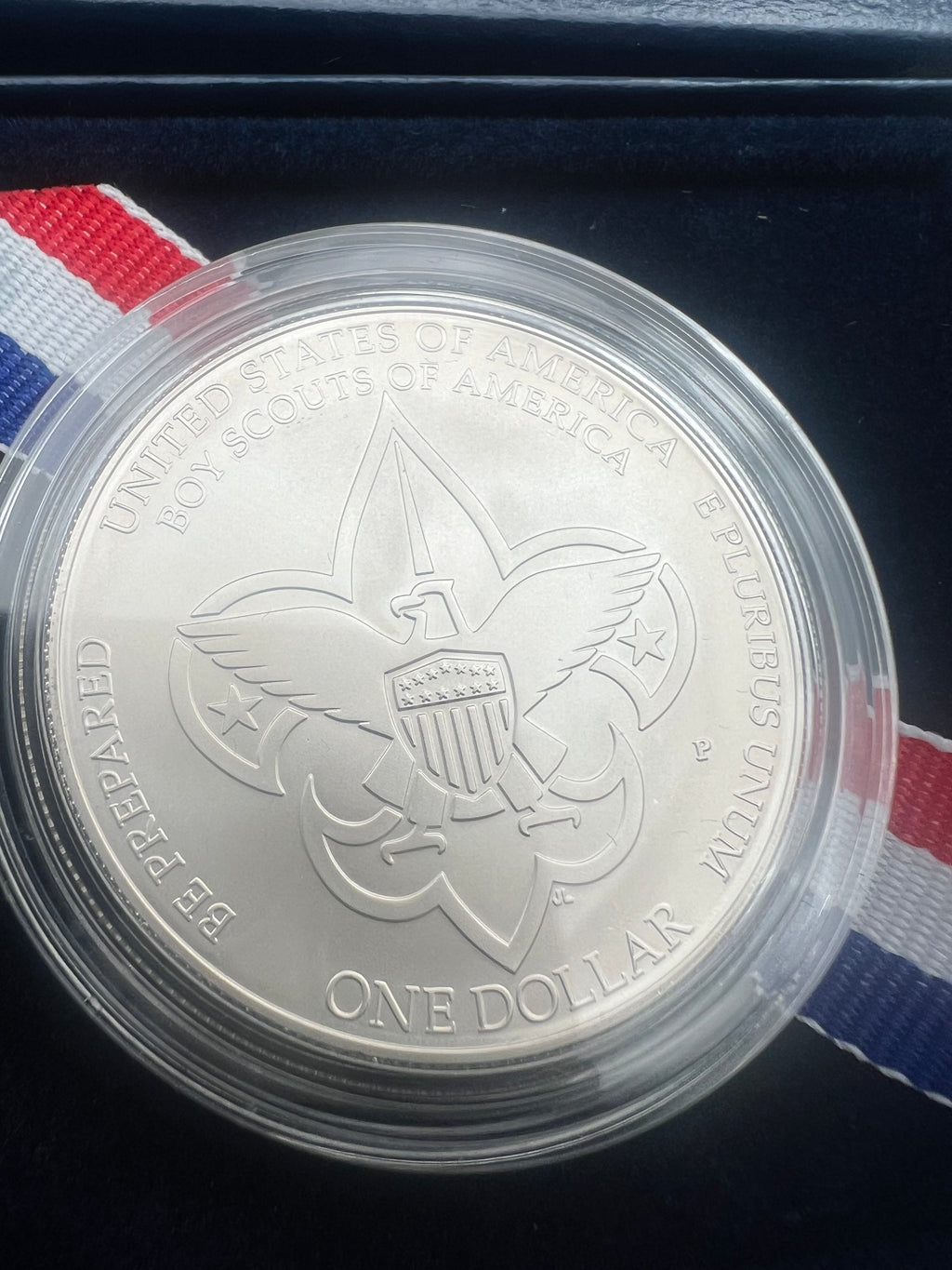 2010 Boy Scouts Of America Centennial 90% Silver Dollae