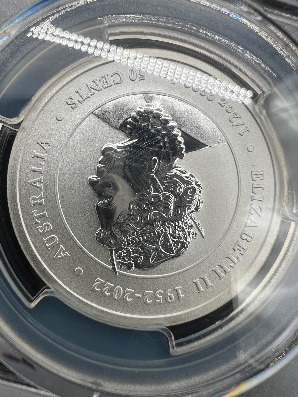 2024 1/2oz MS70 Australia Lunar Dragon - Orange Left - PCGS