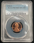 1990-S PR70 DCAM Lincoln Cent PCGS