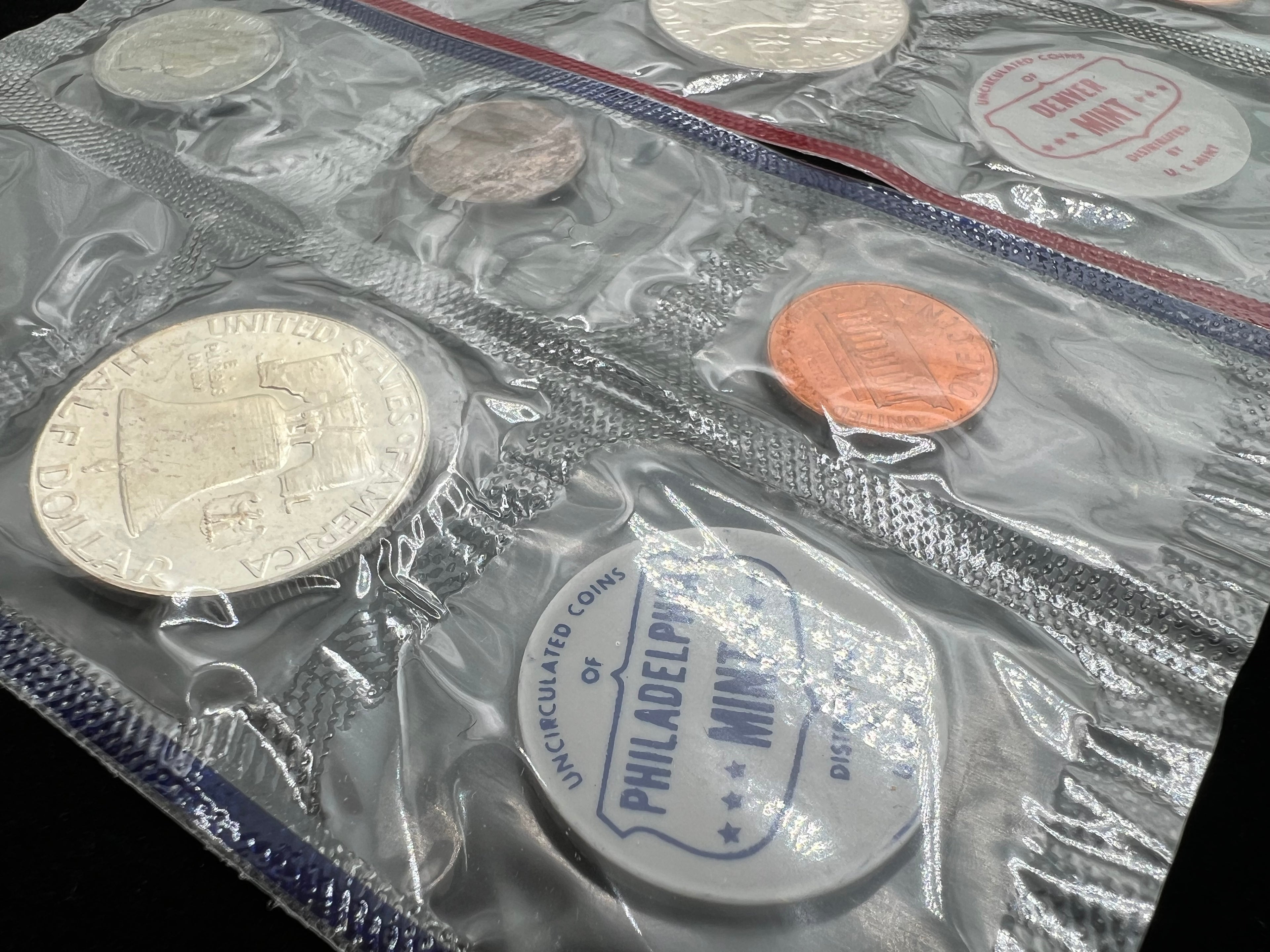1962 Uncirculated Set P&D 90% Silver