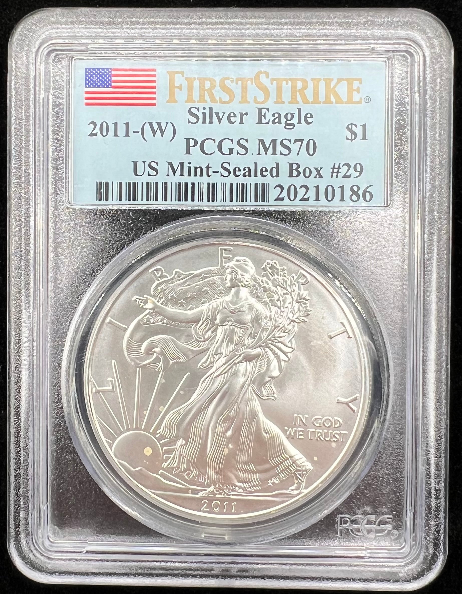 2011-W MS70 American Silver Eagle PCGS