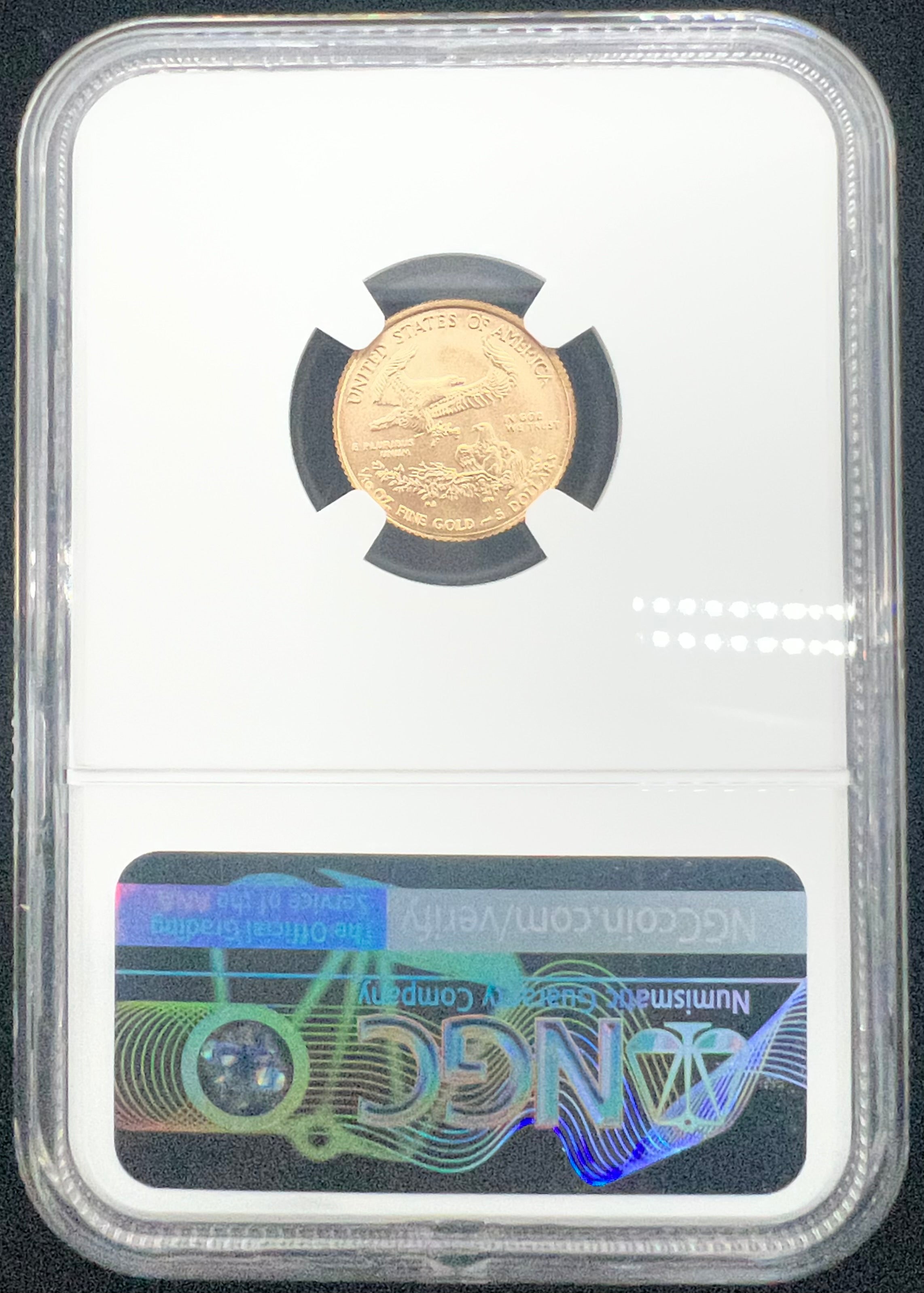 2015 1/10 American Gold Eagle MS69 NGC