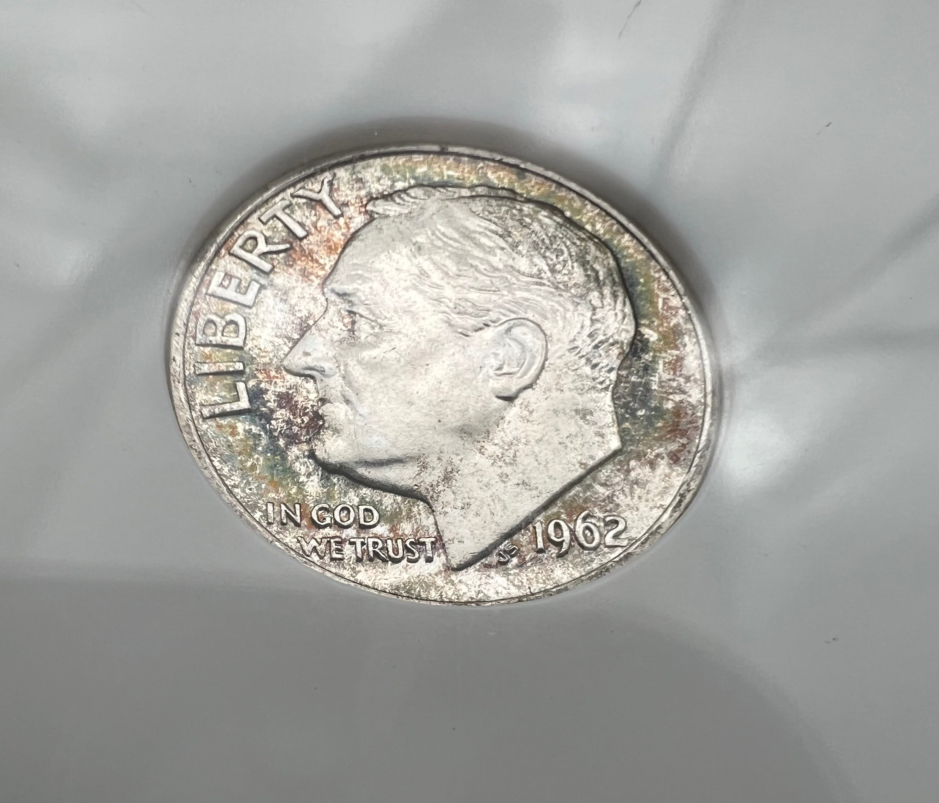 1962 NGC Fatty Sample Slab Slight Toning